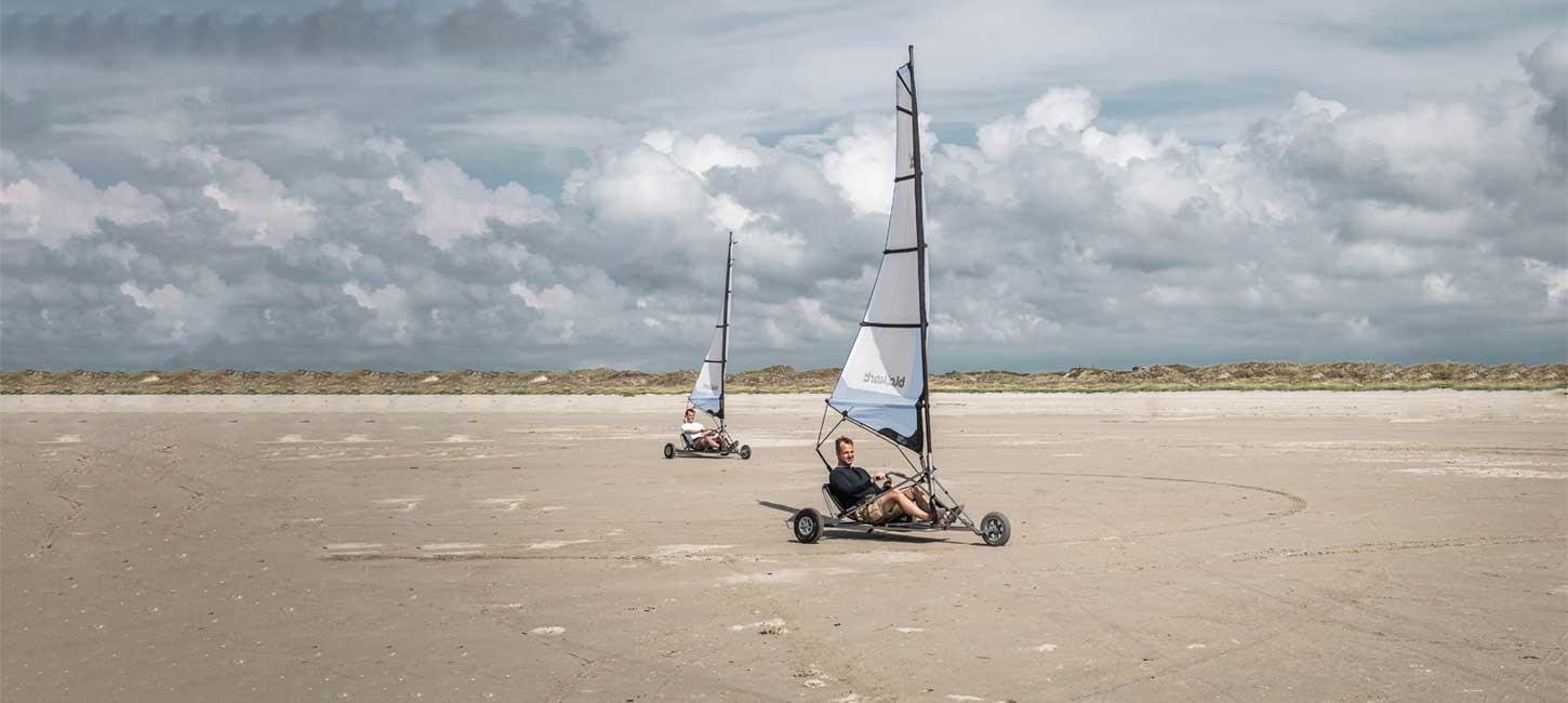 Blokart på Fanø strand | Vadehavskysten