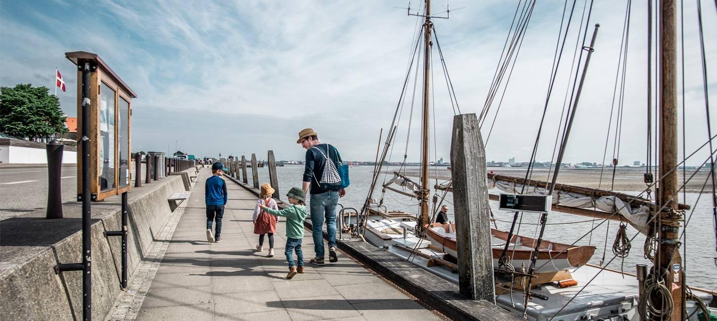 Sejlskib i Nordby Havn på Fanø | Vadehavskysten