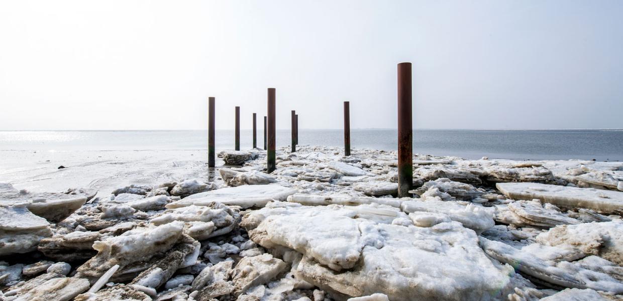 Vinter ved Hjerting Strand | Vadehavskysten