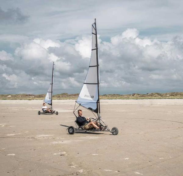 Blokart på Fanø strand | Vadehavskysten