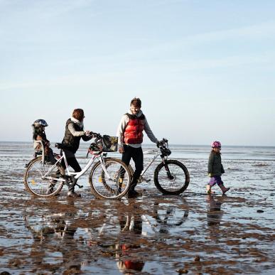 På cykel ved Vadehavet | Vadehavskysten