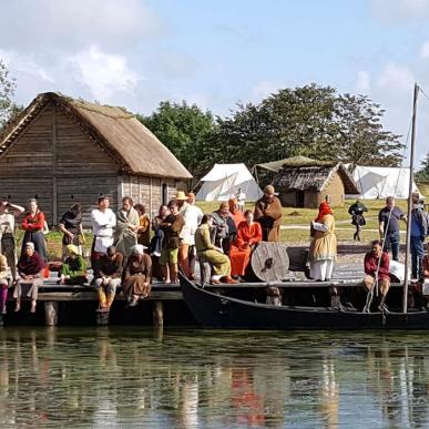 Havnen på Ribe VikingeCenter | Vadehavskysten