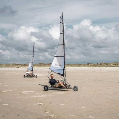 Blokart på Fanø strand | Vadehavskysten