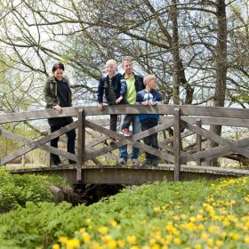 på tur i Vognsbølparken | Vadehavskysten